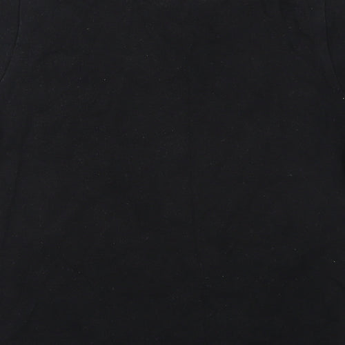 George  Boys Black Solid   Pyjama Top Size 7-8 Years