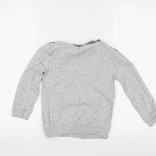 George Boys Grey   Pullover Jumper Size 5-6 Years