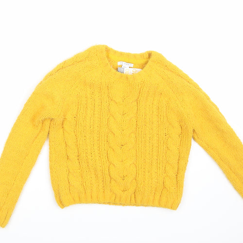Primark Boys Yellow   Pullover Jumper Size 9-10 Years