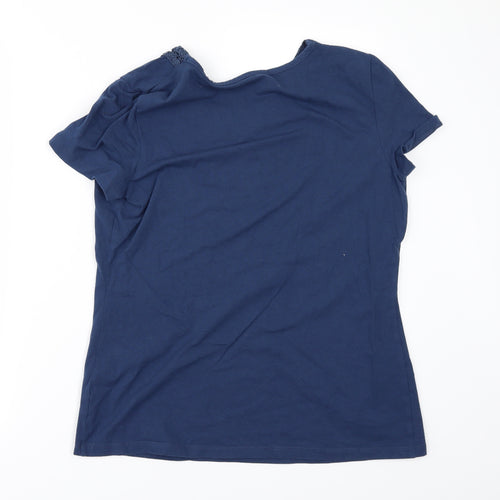 Charter Club Womens Blue   Basic T-Shirt Size M