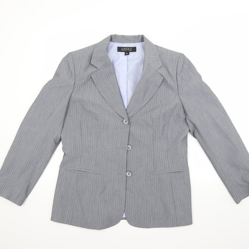 Kasper Womens Grey   Jacket Coat Size 12