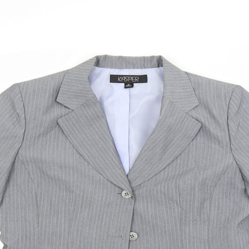 Kasper Womens Grey   Jacket Coat Size 12