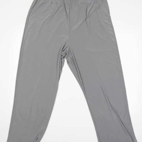 Cruz Womens Grey   Windbreaker Trousers Size 24 L24 in