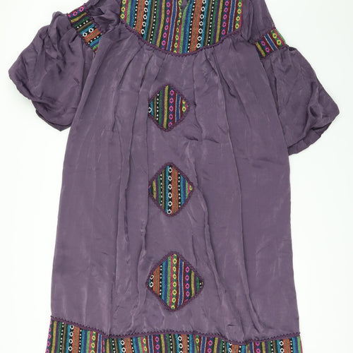 Al-Safa Mens Purple    Dress Shirt Size M