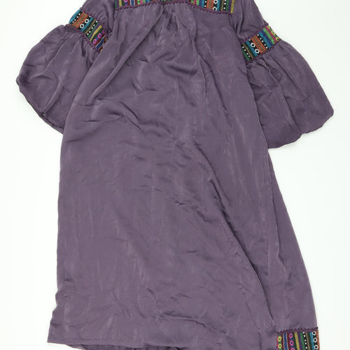 Al-Safa Mens Purple    Dress Shirt Size M