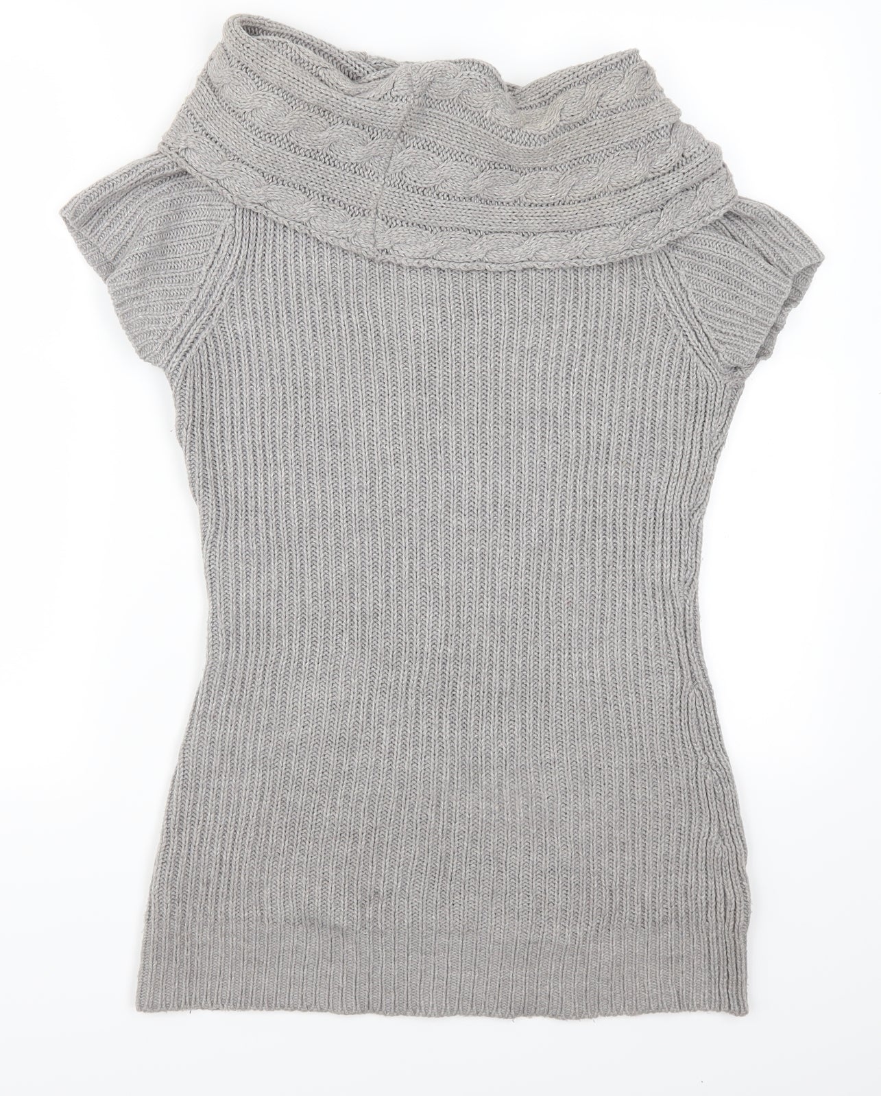 One Love Womens Grey   Pullover Jumper Size M