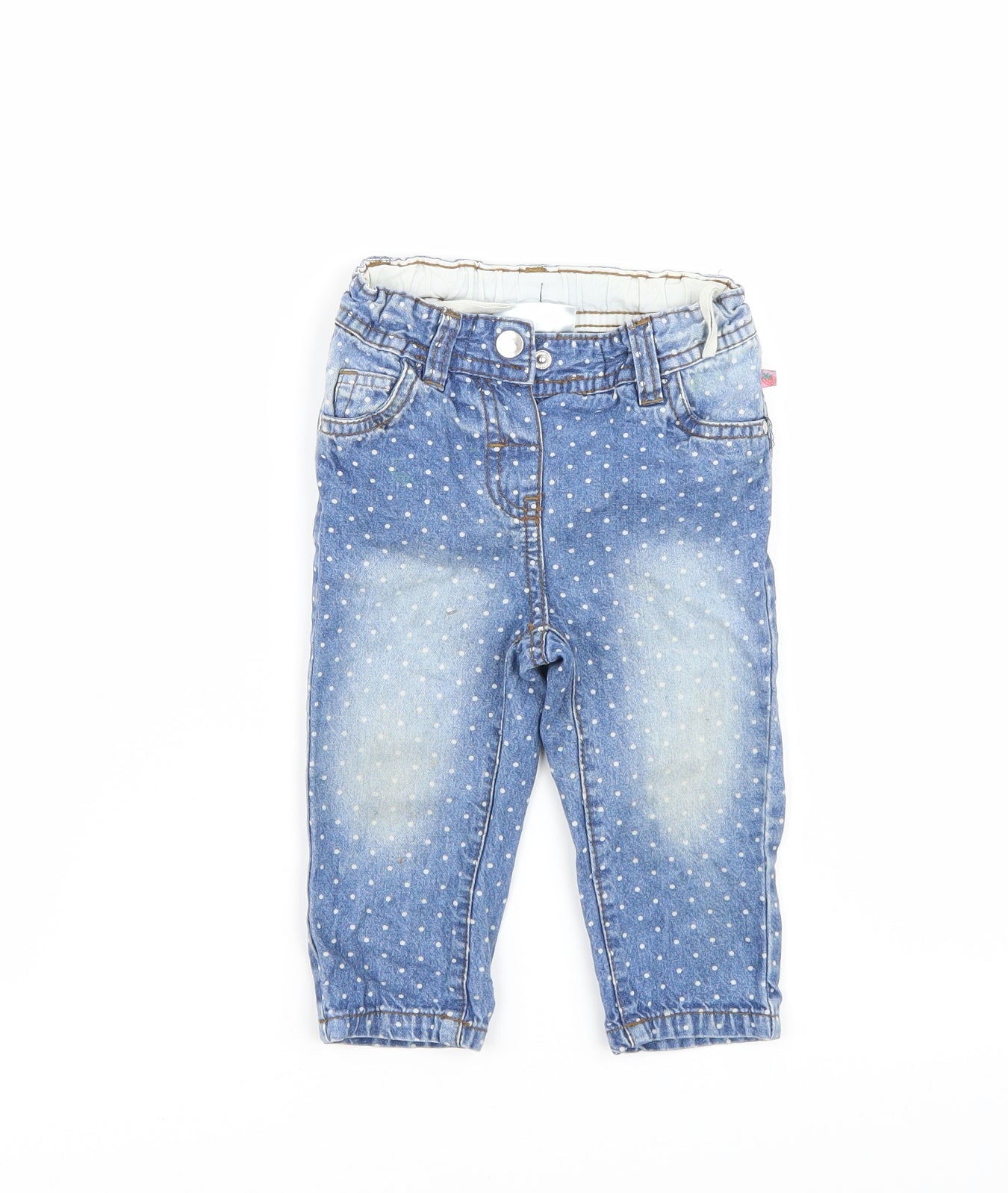 Ergee Girls Blue   Capri Jeans Size 9-12 Months