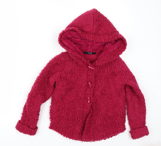 George Girls Pink   Jacket  Size 5-6 Years