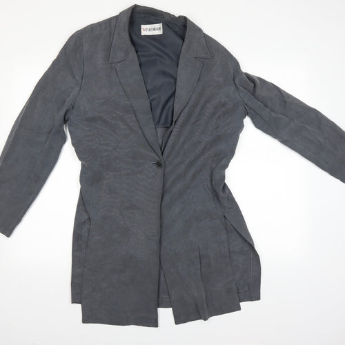 Windsor Womens Grey   Overcoat Jacket Size 14