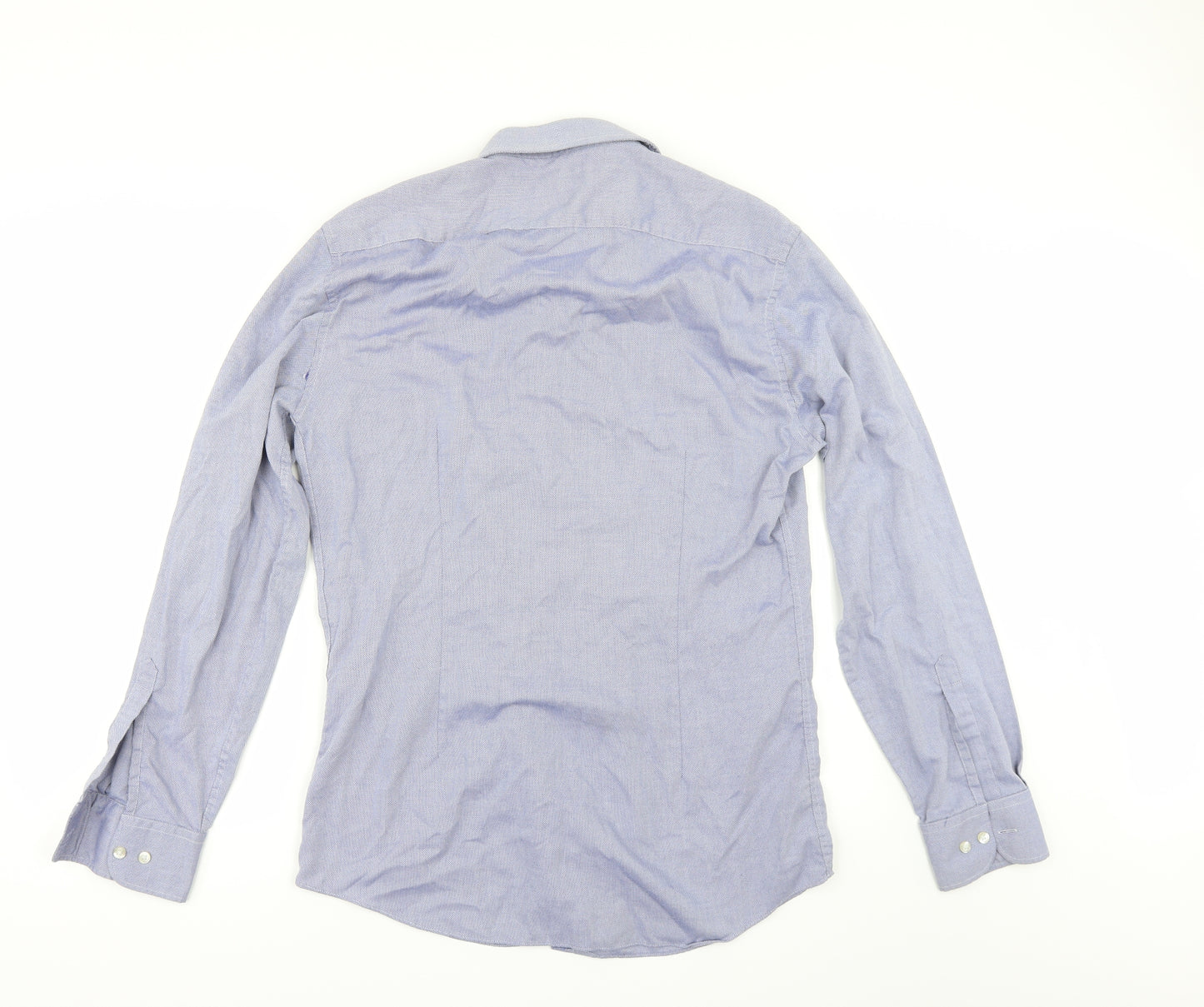 Marks and Spencer Mens Blue    Dress Shirt Size 15.5