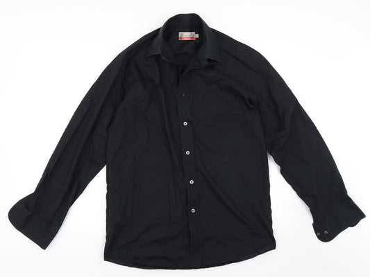 Marks and Spencer Mens Black    Dress Shirt Size 14.5