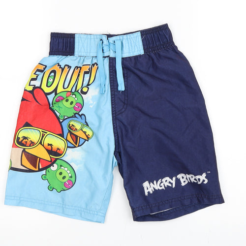 Angry Birds Boys Blue   Bermuda Shorts Size 7-8 Years - Angry Birds
