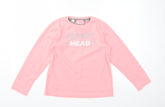 Primark Girls Pink Solid  Top Pyjama Top Size 11-12 Years  - sleepy head