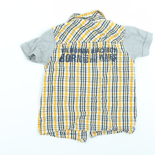 Topolino Boys Multicoloured Check  Basic Button-Up Size 6-7 Years