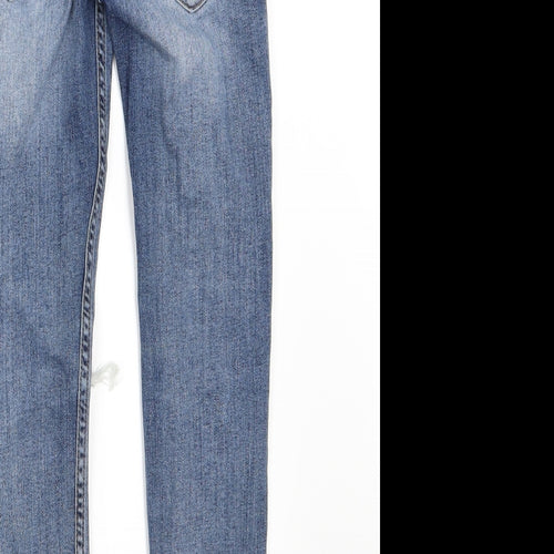 NEXT Boys Blue  Denim Skinny Jeans Size 8 Years - Ripped