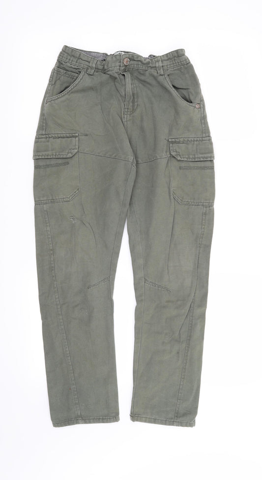 TU Boys Green   Straight Jeans Size 11 Years