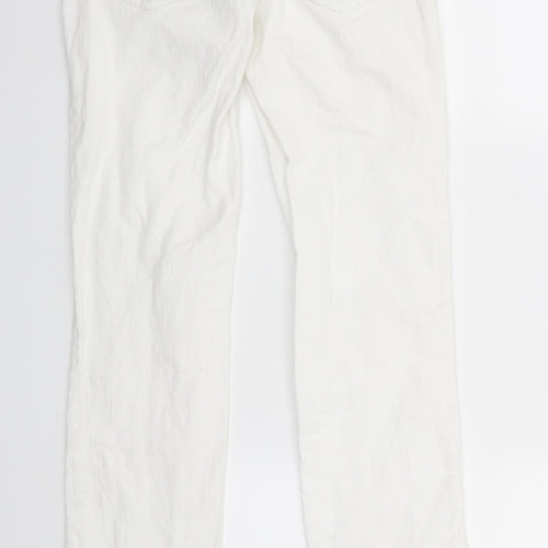 John Baner Womens White  Denim Skinny Jeans Size 8 L34 in