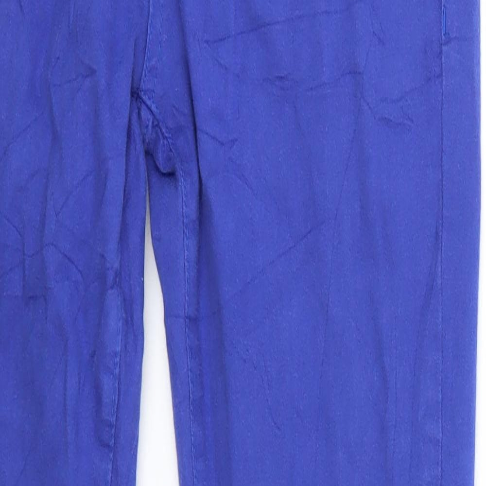 Almost Famous Womens Blue  Denim Jegging Jeans Size 12 L28 in