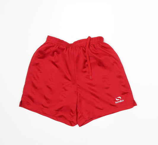 Sondico Mens Red   Athletic Shorts Size S