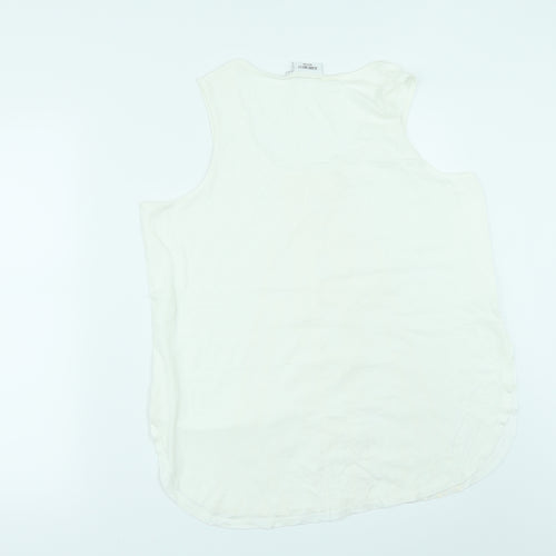 Jeanswest Womens White   Basic T-Shirt Size L