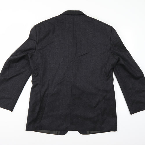 Saxon Mens Grey   Jacket Suit Jacket Size 42