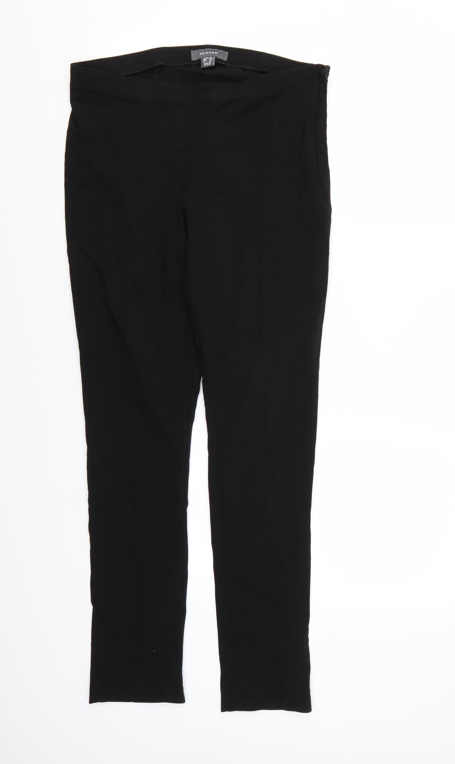 Primark Size 12 Ladies Black Straight Leg Trousers | eBay
