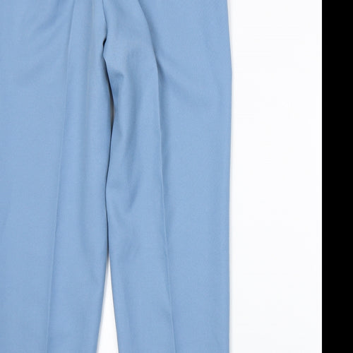 Alfred Dunner Womens Blue   Trousers  Size 8 L25 in