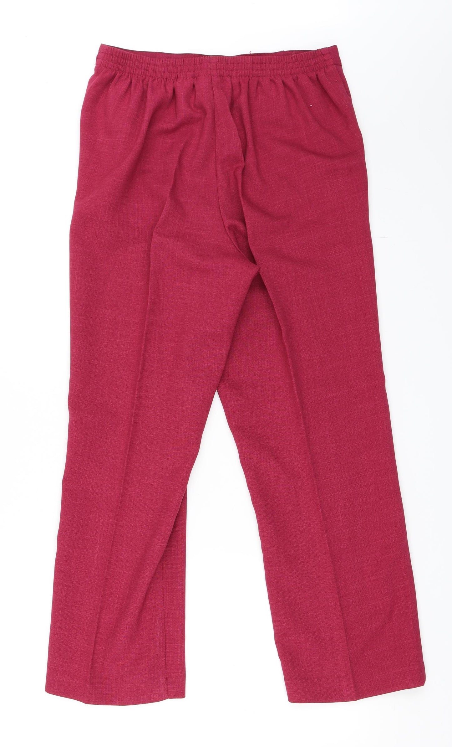 Alfred Dunner Womens Pink   Trousers  Size 10 L27 in