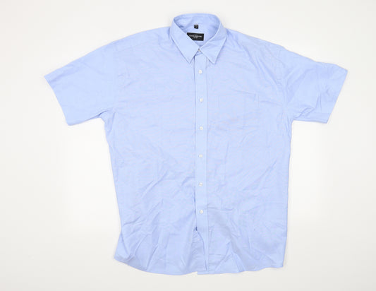 Russell Mens Blue    Dress Shirt Size 16