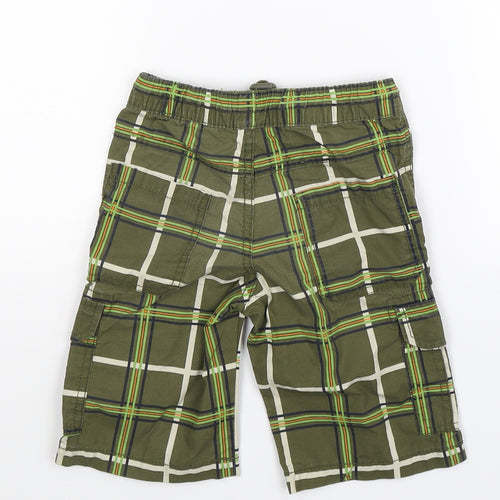 Palomino Boys Green Check  Cargo Trousers Size 4 Years