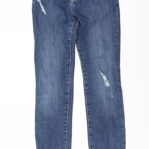 Gap Boys Blue   Skinny Jeans Size 12 Years - DISTRESSED