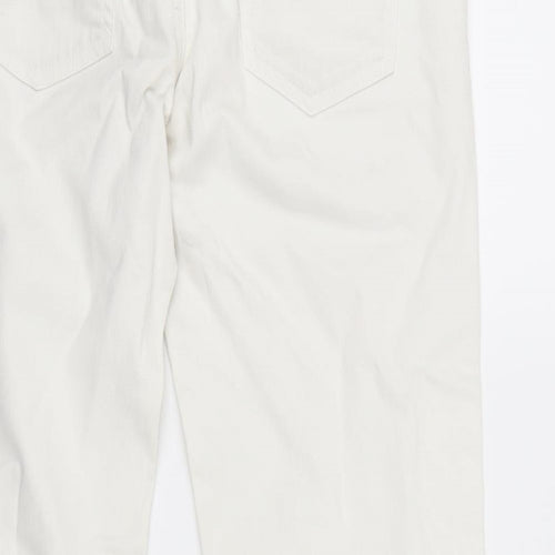 ARMANI Womens White  Denim Straight Jeans Size 29 in L26.5 in