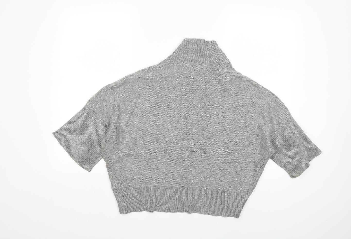 Cortefiel Womens Grey  Knit Cardigan Jumper Size L