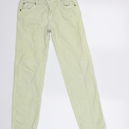 ARMANI Girls Green  Corduroy  Trousers Size 11 Years