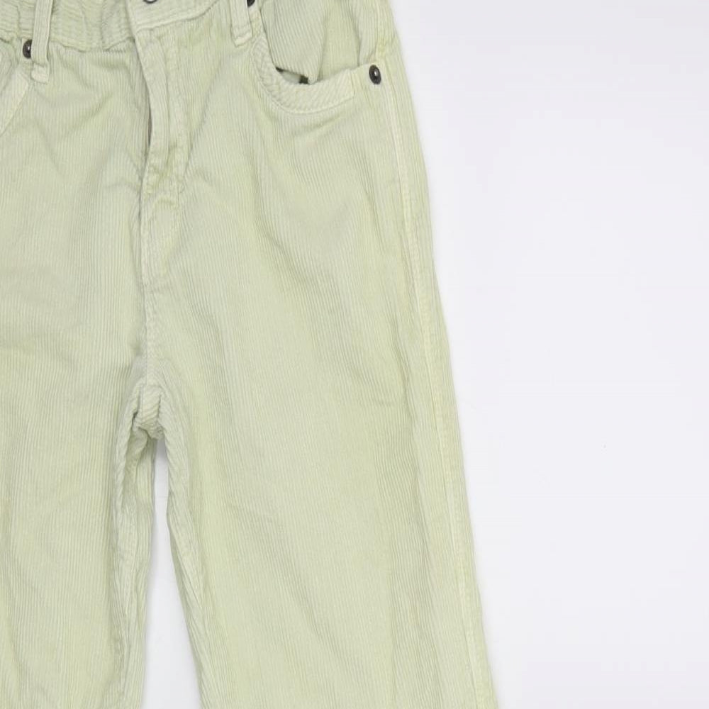 ARMANI Girls Green  Corduroy  Trousers Size 11 Years