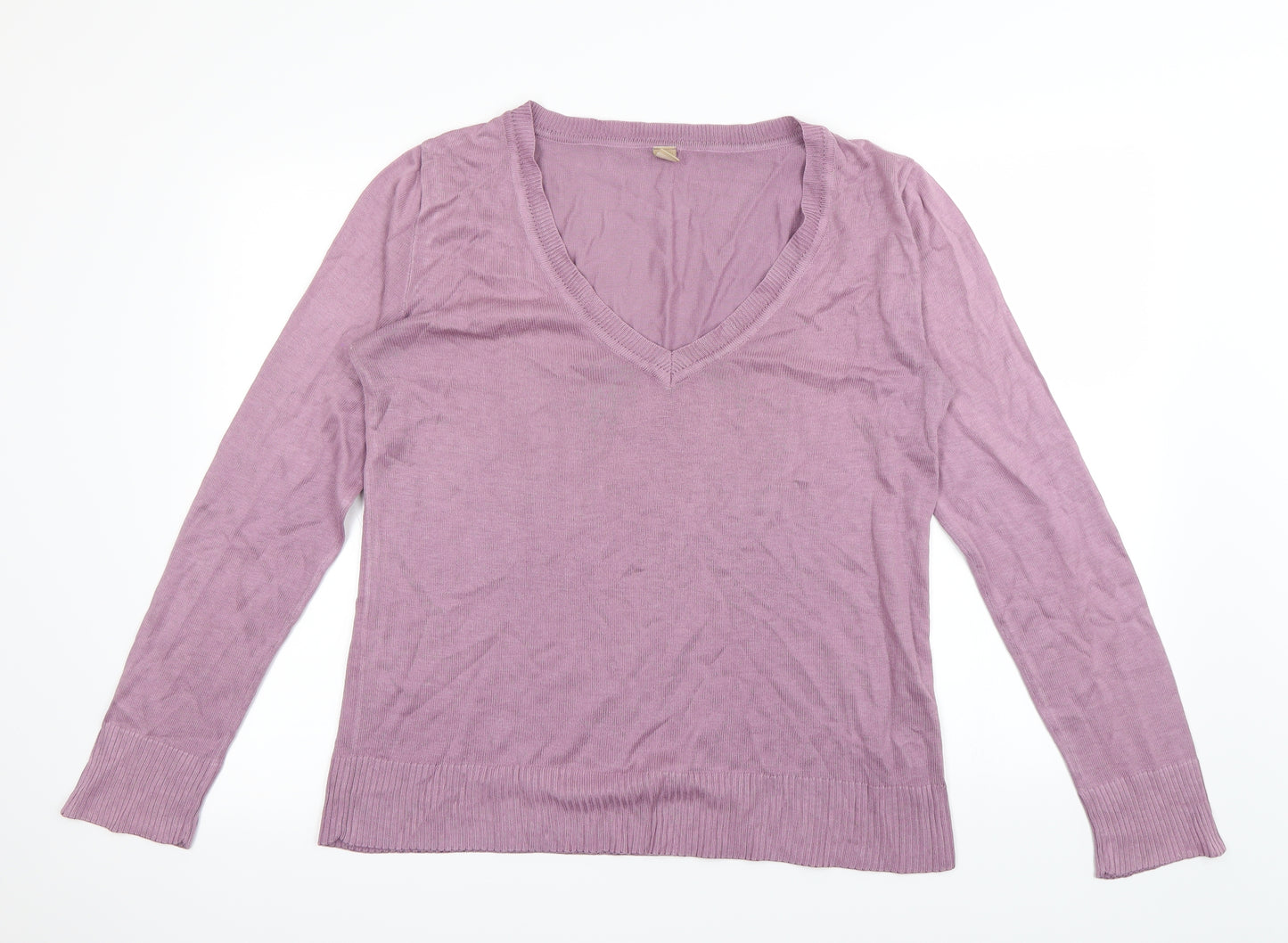 AJC Womens Purple   Pullover Sweatshirt Size 14