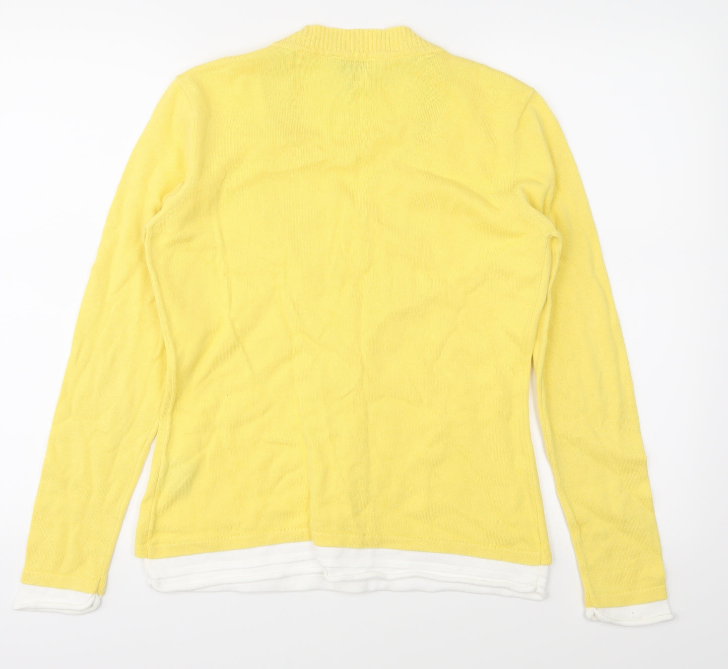 HEINE Womens Yellow   Pullover Jumper Size 12