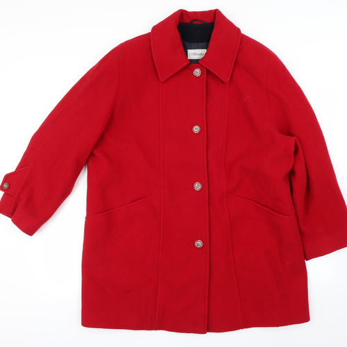 Astraka Womens Red   Kimono Jacket Size 14