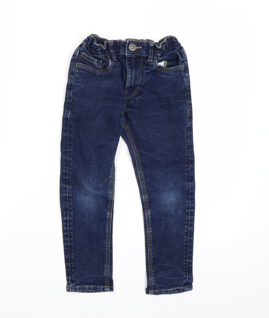 Matalan Boys Blue  Denim Straight Jeans Size 6 Years