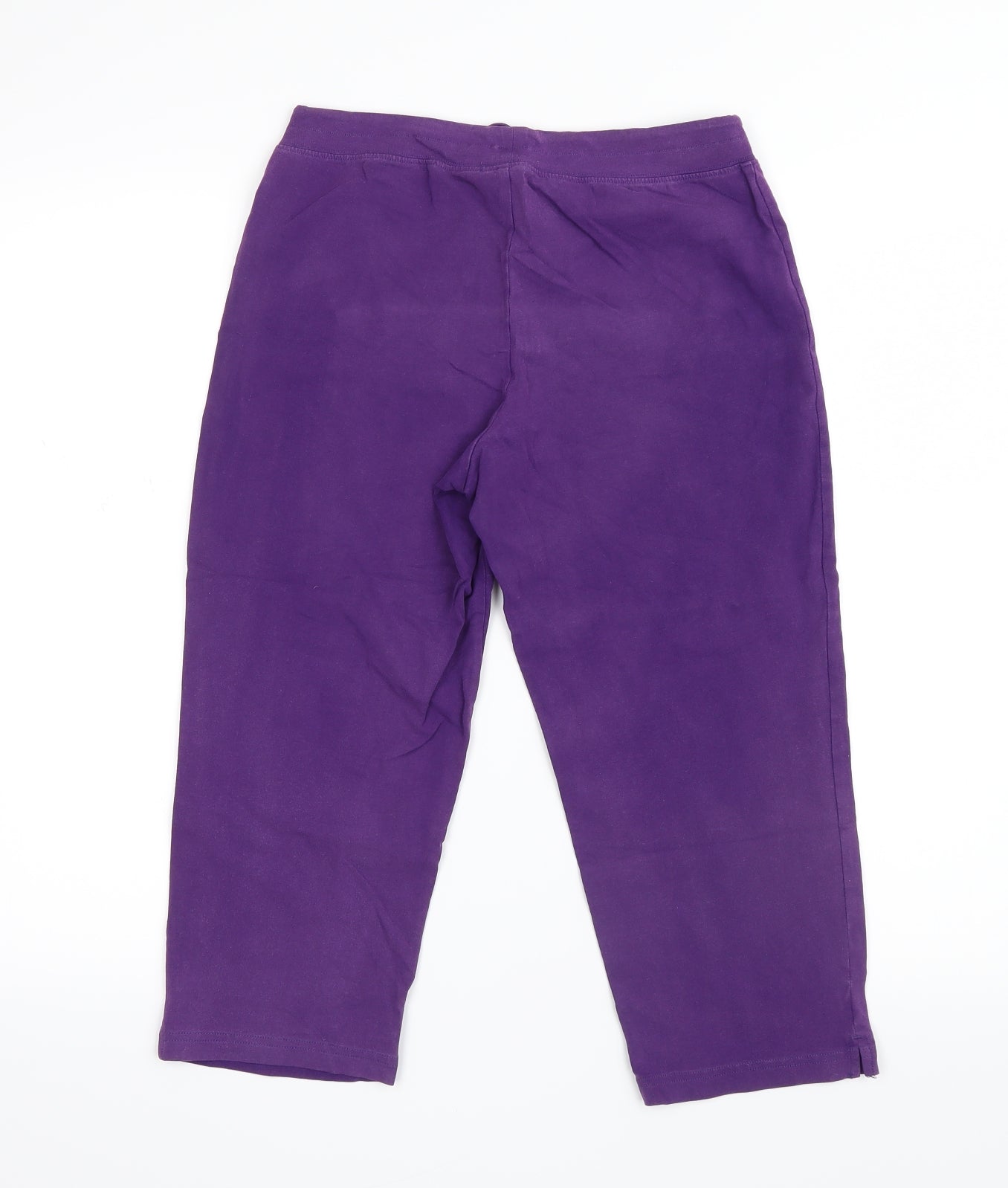 Jockey Womens Purple   Cropped Leggings Size S L19 in