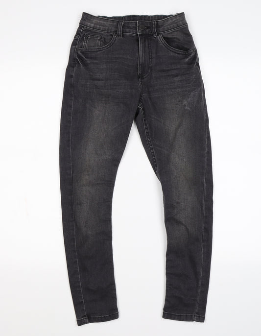 NEXT Boys Black  Denim Capri Jeans Size 9 Years