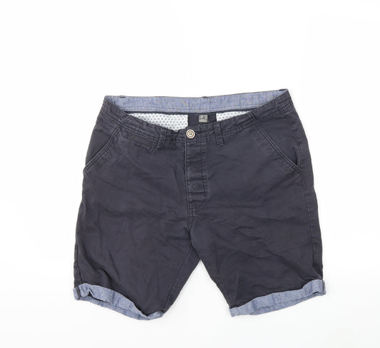 Primark Mens Blue   Cargo Shorts Size 32 in