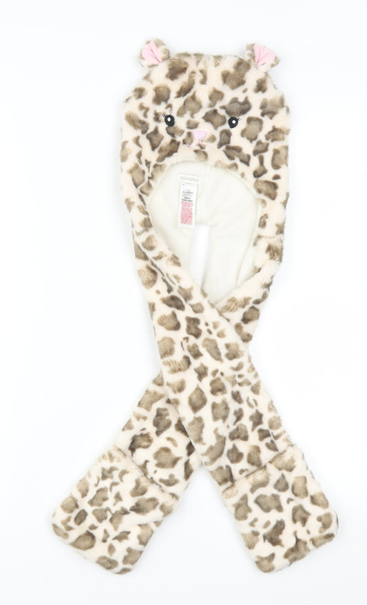 Monsoon Girls Beige Animal Print  Scarf Scarves & Wraps One Size  - Cheetah Hat and Scarf