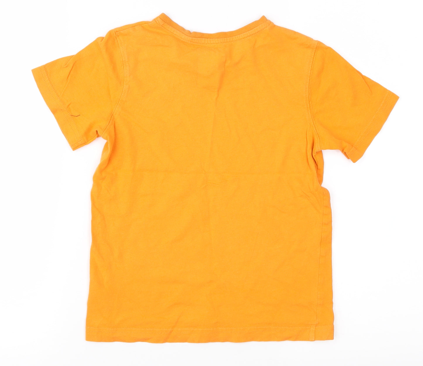 Palomino Boys Orange   Basic T-Shirt Size 6-7 Years