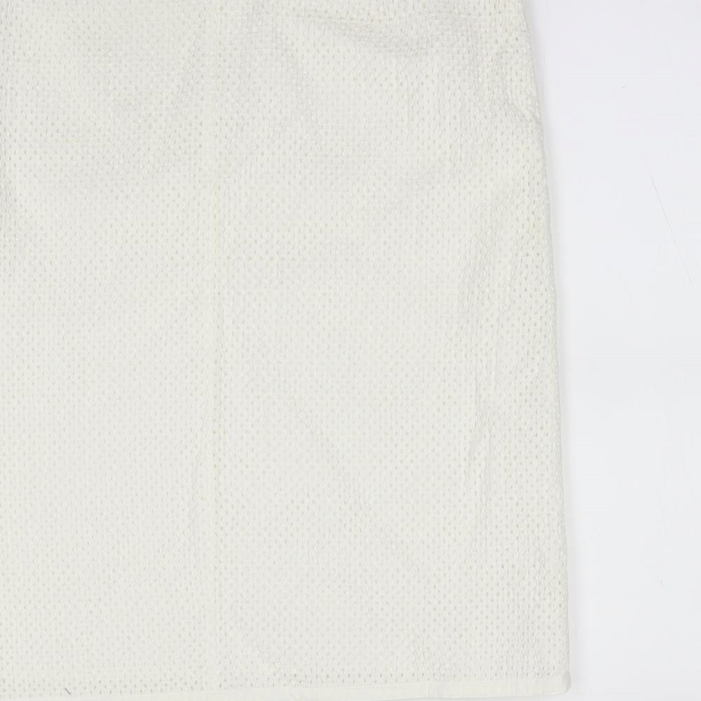 Cortefiel Womens Ivory   Skort Skirt Size L
