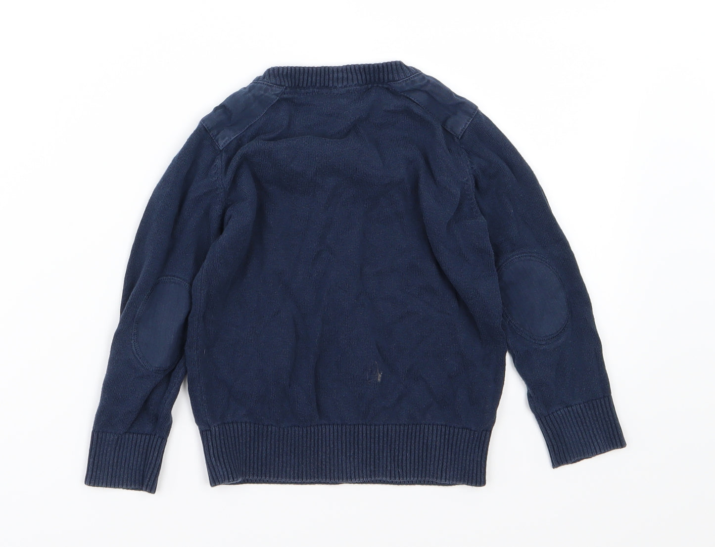 Palomino Boys Blue  Knit Pullover Jumper Size 3 Years