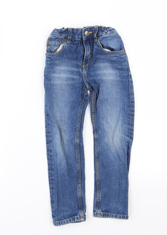 H&M Boys Blue  Denim Straight Jeans Size 3-4 Years