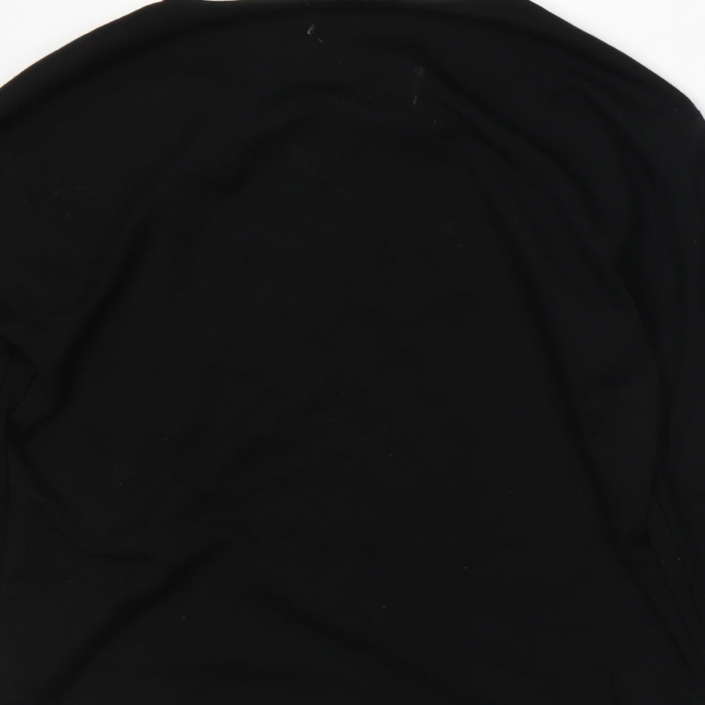 Rachel Zoe Womens Black   Basic T-Shirt Size S