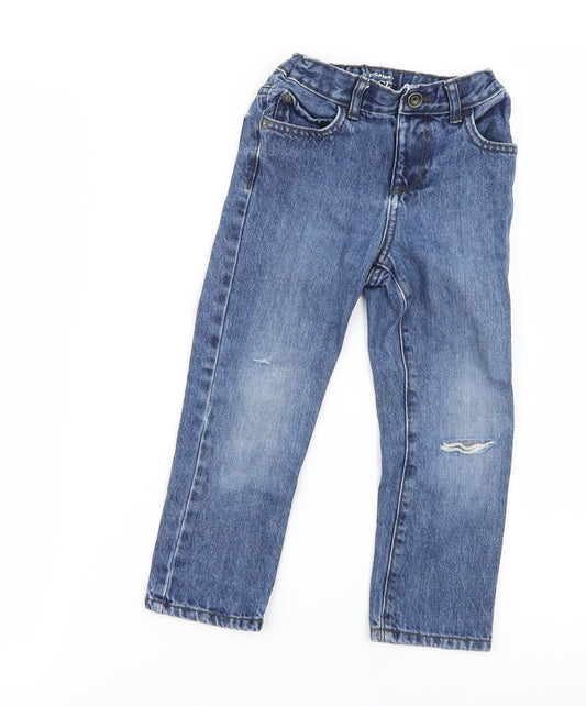 The Children's Place Boys Blue   Straight Jeans Size 4 Years