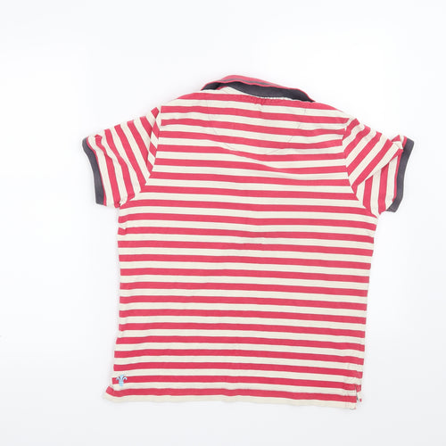 Toggi Womens Pink Striped  Basic T-Shirt Size 16